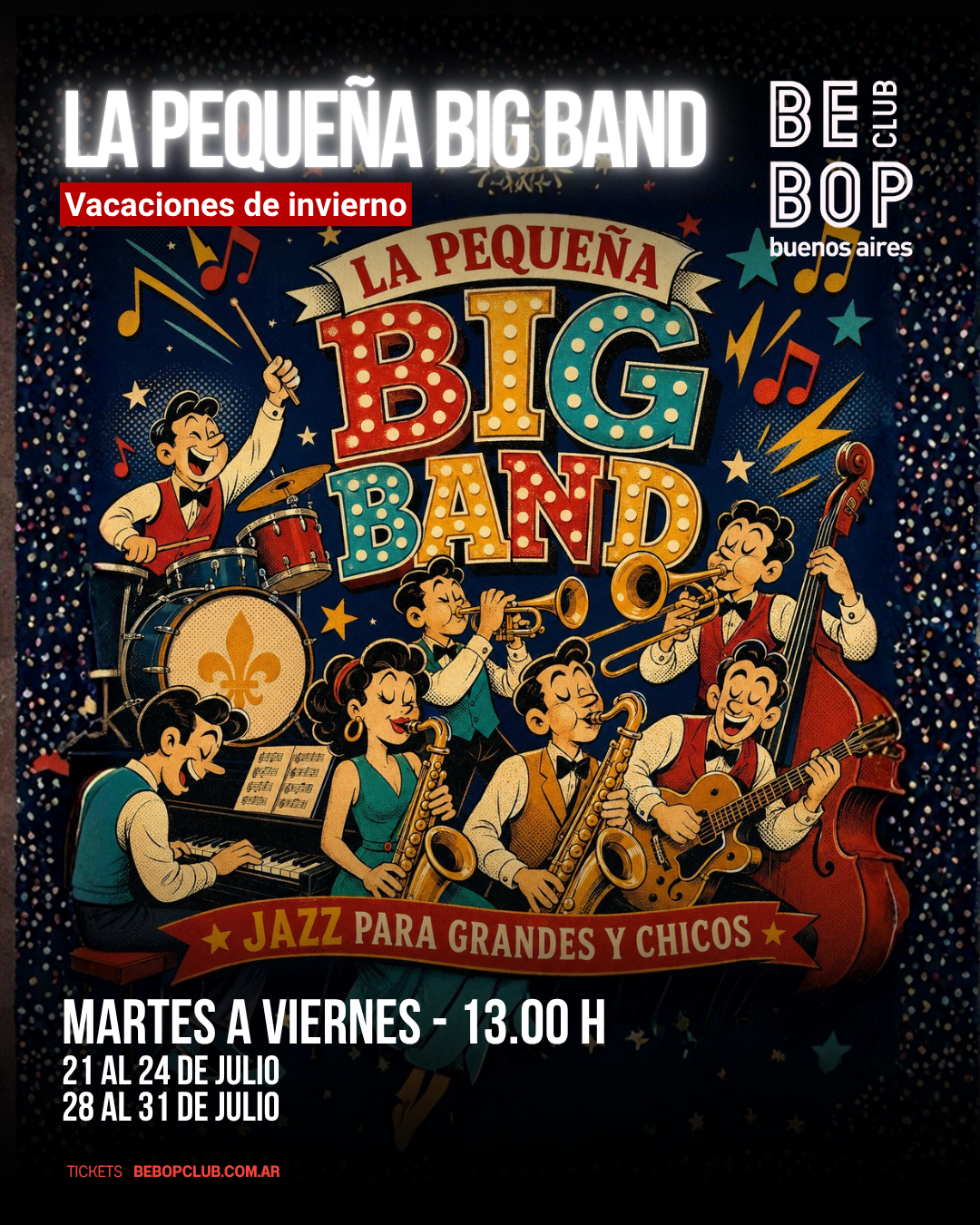 La Pequeña Big Band | Jazz para grandes y chicos | Vacaciones de Invierno artwork from Bebop Club