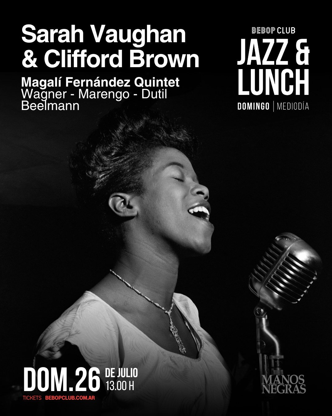 Sarah Vaughan & Clifford Brown | Magalí Fernández Quintet | Wagner - Marengo - Dutil - Beelmann