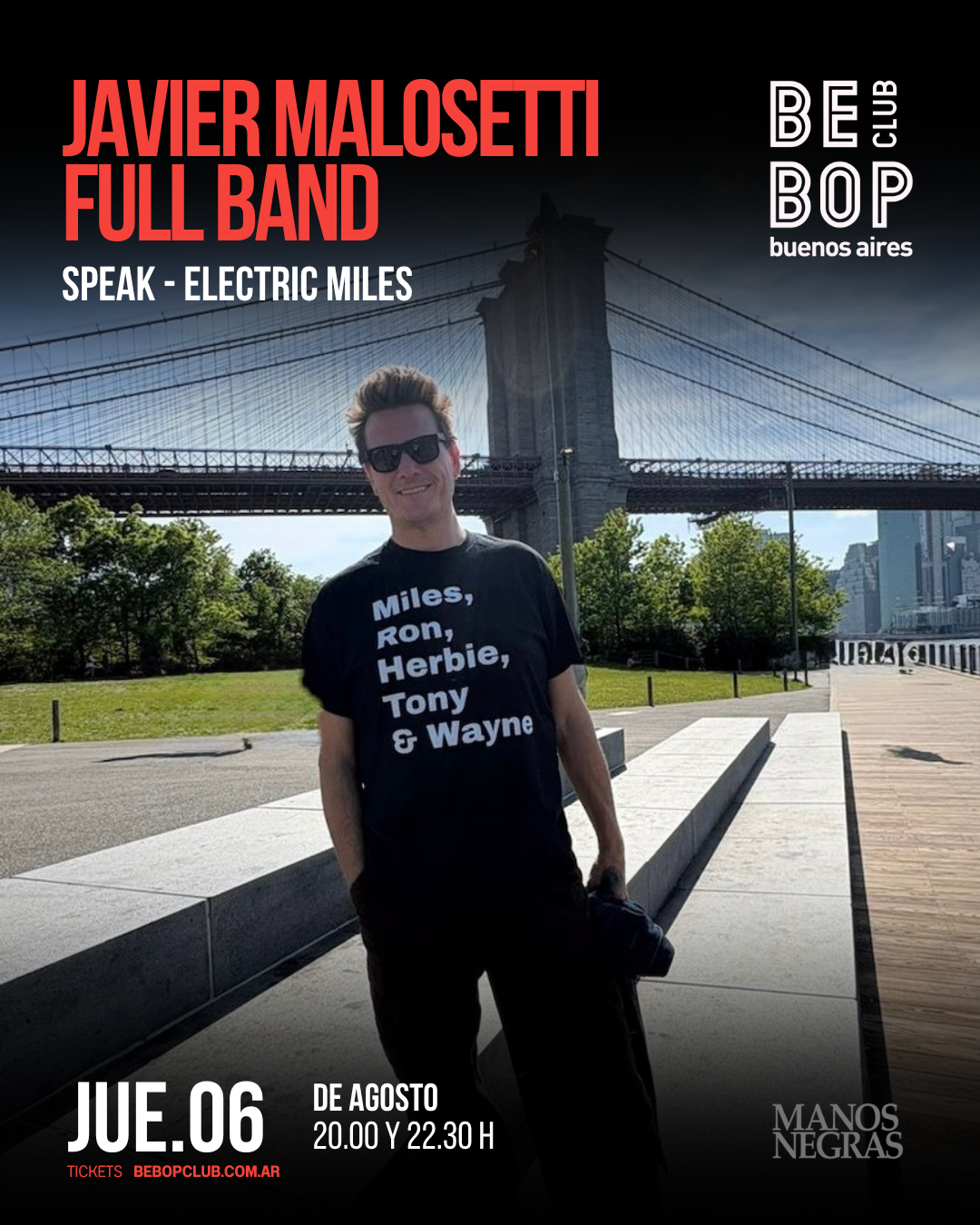 JAVIER MALOSETTI FULL BAND | SPEAK - ELECTRIC MILES