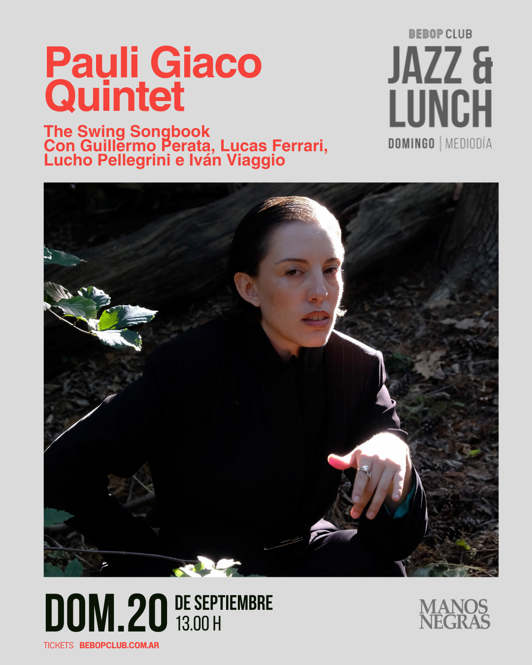 Pauli Giaco Quintet | The Swing Songbook | Con Guillermo Perata,  Lucas Ferrari, Lucho Pellegrini e Iván Viaggio