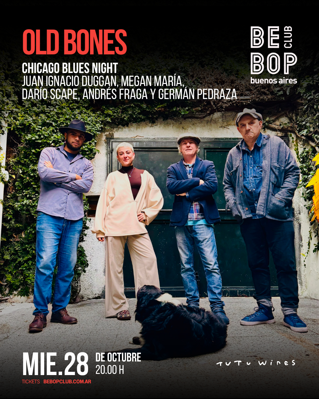 Old Bones | Chicago Blues Night | Juan Ignacio Duggan, Megan María, Darío Scape, Andrés Fraga y Germán Pedraza