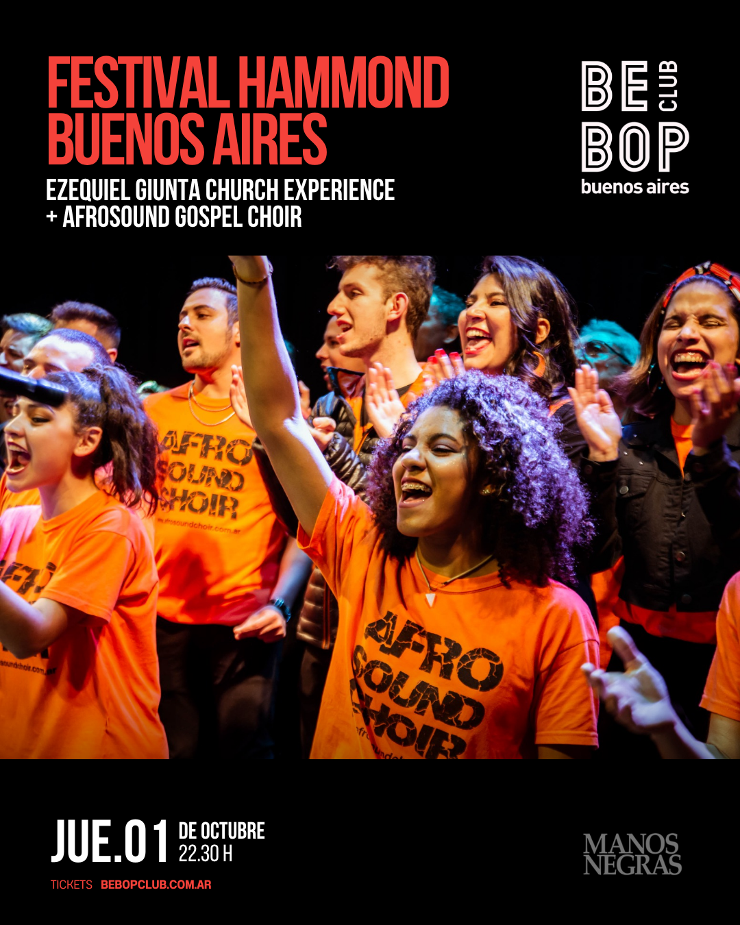 FESTIVAL HAMMOND BUENOS AIRES |  EZEQUIEL GIUNTA CHURCH EXPERIENCE + AFROSOUND GOSPEL CHOIR