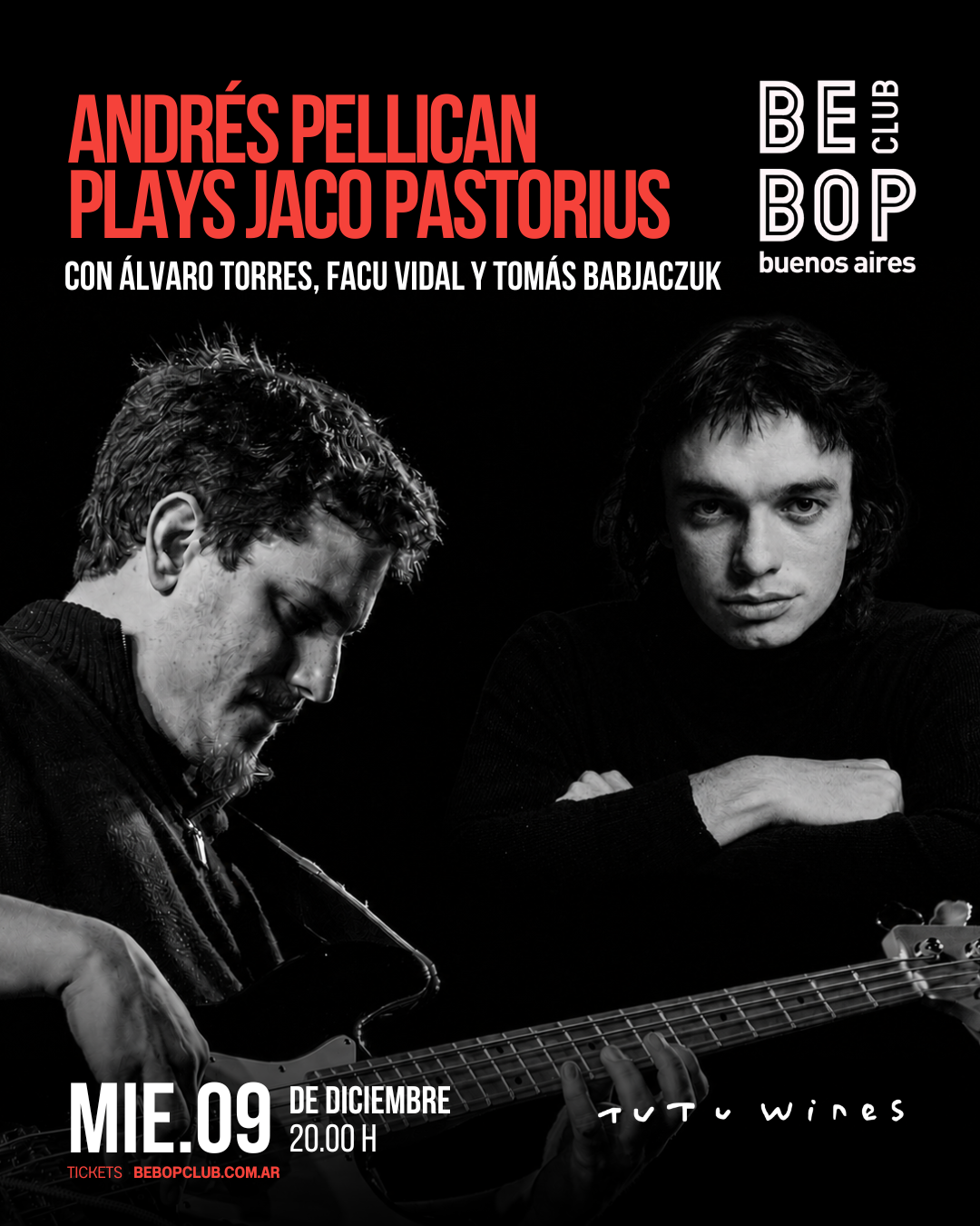 Andrés Pellican Plays Jaco Pastorius | con Álvaro Torres, Facundo y Tomás Babjaczuk