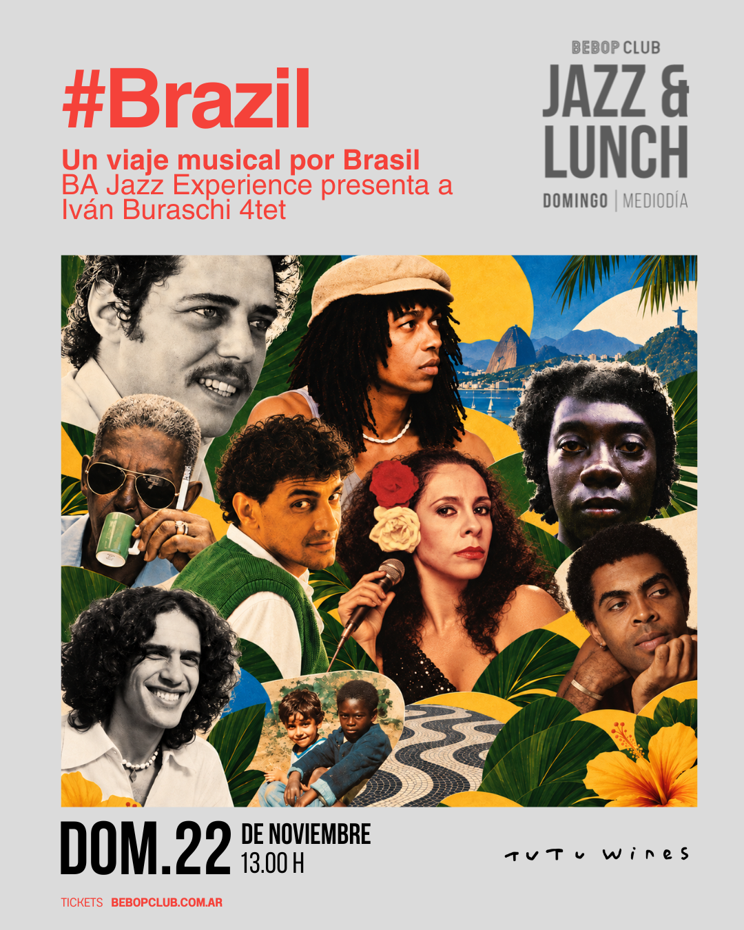#BRAZIL | Un viaje musical por Brasil | BA Jazz Experience presenta a Iván Buraschi 4tet